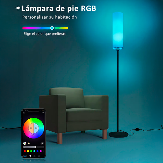 Lampara de pie inteligente: Convierte cualquier espacio en un ambiente único