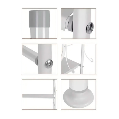 Estante organizador de 3 niveles sobre el inodoro: Organiza tu baño en minutos sin perforar paredes