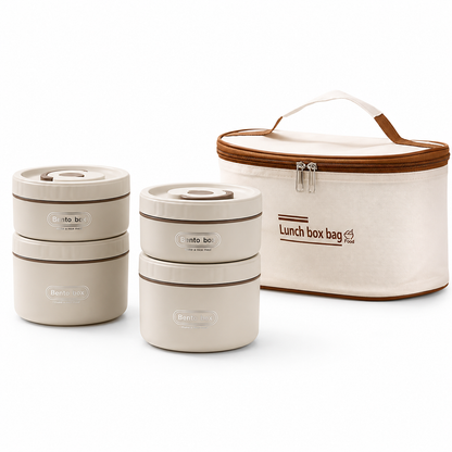 Lonchera Térmica Premium 4 Niveles: Lleva tu comida organizada, fresca y sin derrames a donde quieras