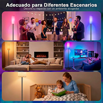 Lampara de pie inteligente: Convierte cualquier espacio en un ambiente único