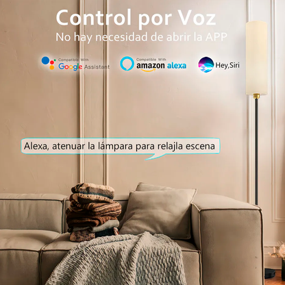 Lampara de pie inteligente: Convierte cualquier espacio en un ambiente único